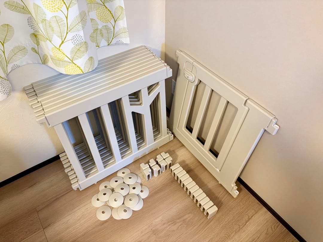 【mooooooo】ベビーサークル バーチ / ドア付き 10枚セット