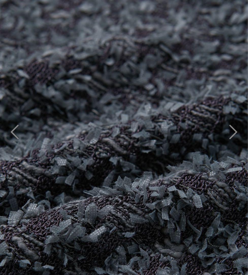 IRENE Tweed Knit Pants ダークグレー