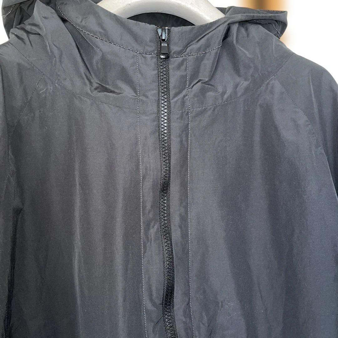 ダークグレー ロング丈 フルジッパーコート