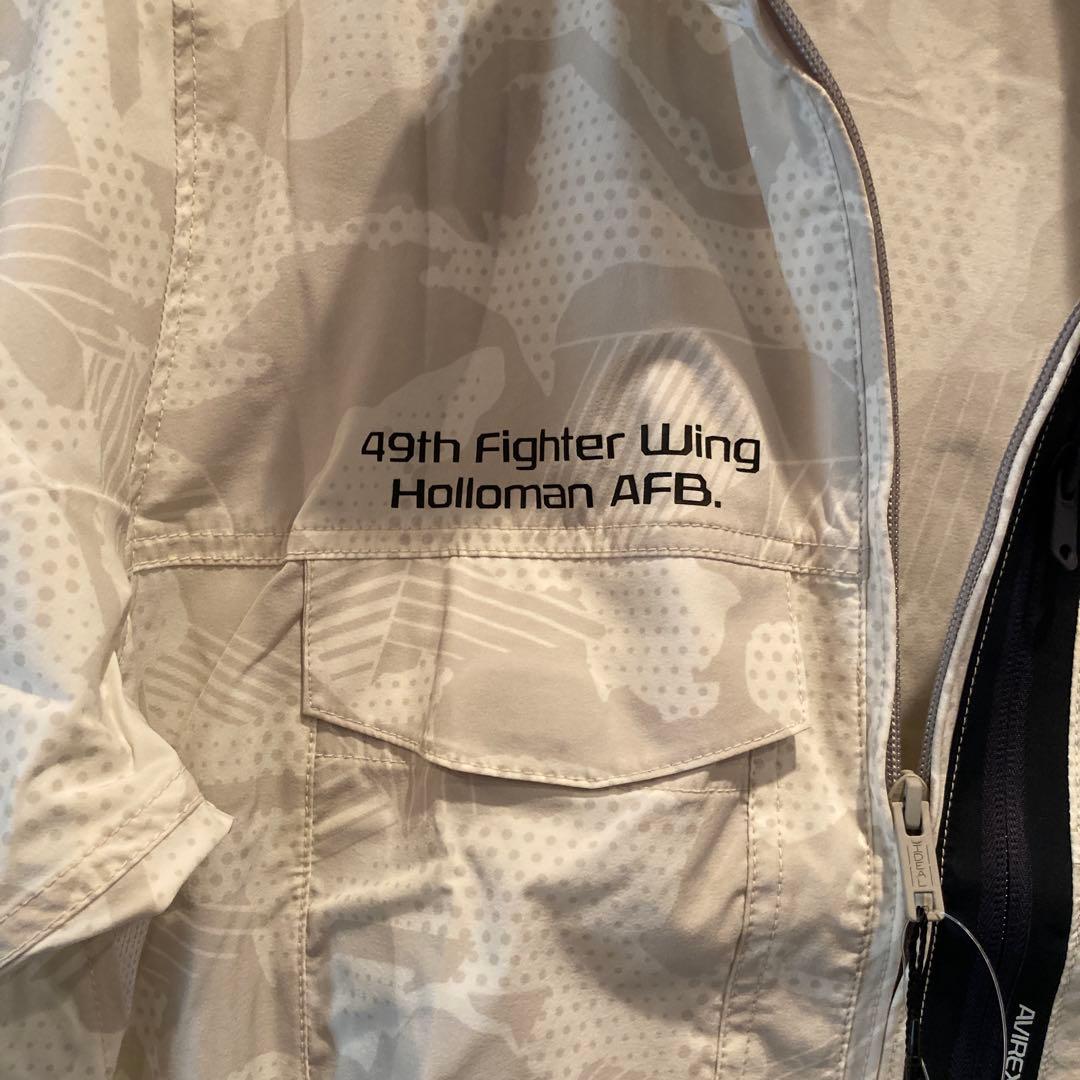 AVIREX 半袖シャツ 2XL ホワイト 迷彩新品未使用