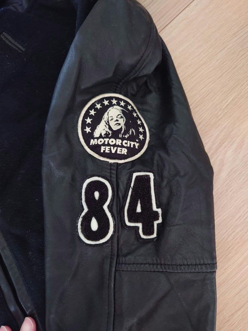 HYSTERIC GLAMOUR 羊革 スタジャン ブラック Sサイズ