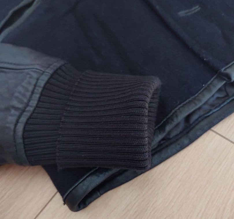 HYSTERIC GLAMOUR 羊革 スタジャン ブラック Sサイズ