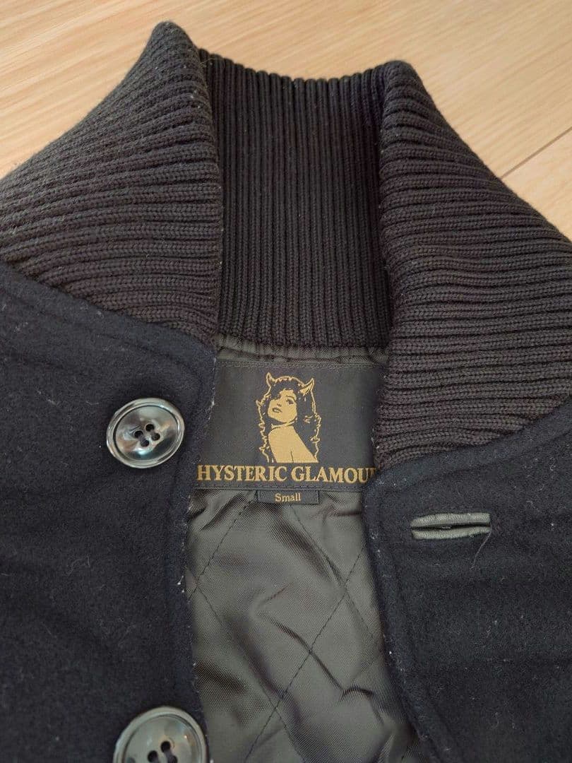 HYSTERIC GLAMOUR 羊革 スタジャン ブラック Sサイズ