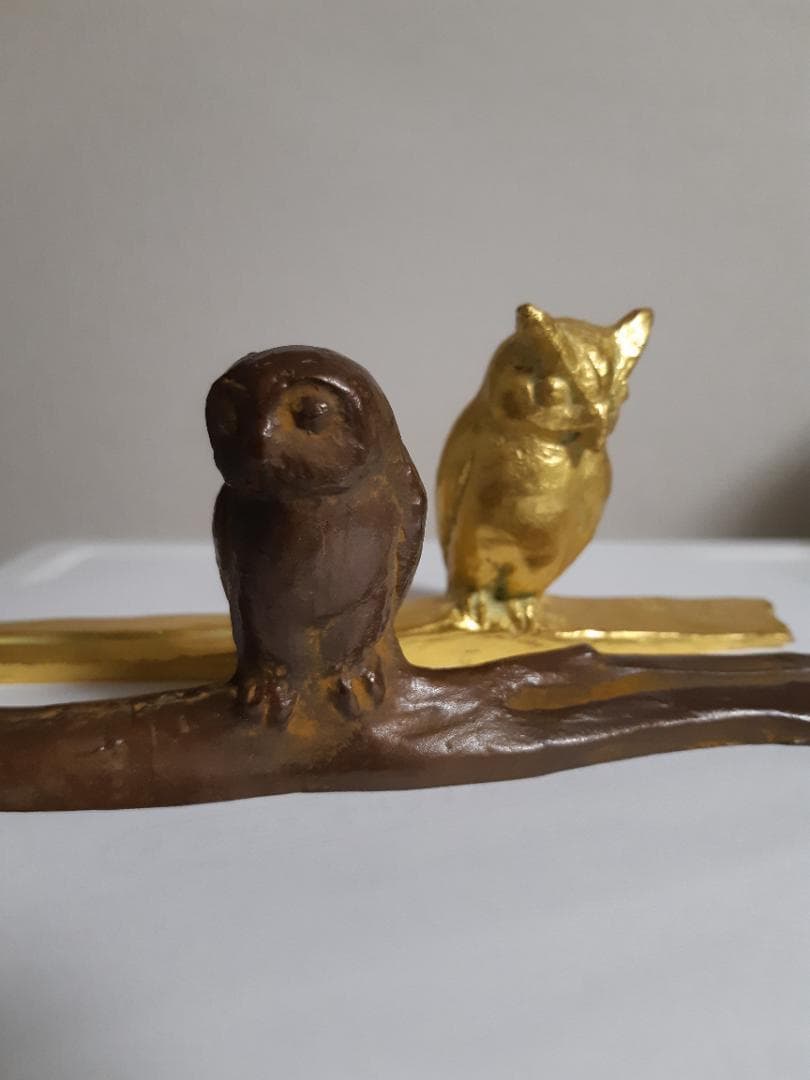 ふくろうの文鎮(2種)