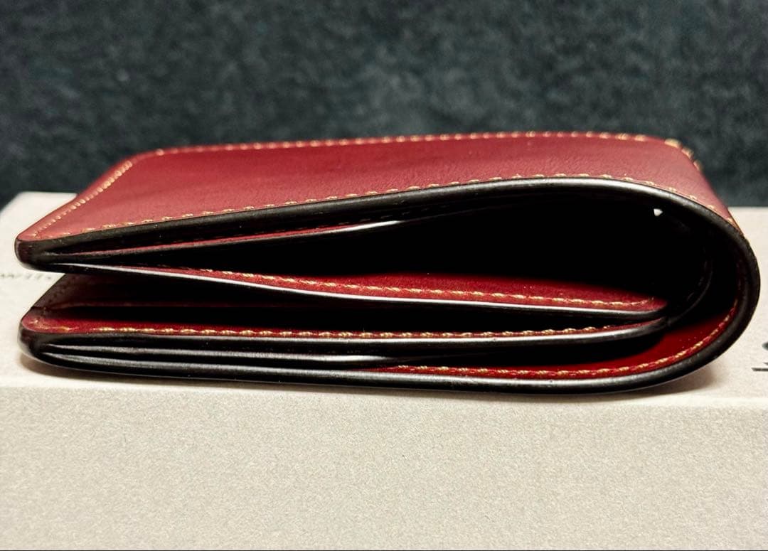 ワイルドスワンズ ウィングス イングリッシュブライドルレザー バーガンディ 中古