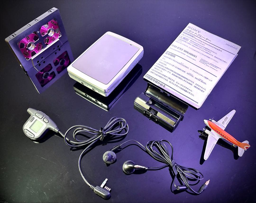 カセットウォークマン SONY WM-EX5 付属品「整備済み、完動美品」