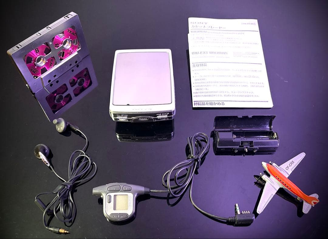 カセットウォークマン SONY WM-EX5 付属品「整備済み、完動美品」