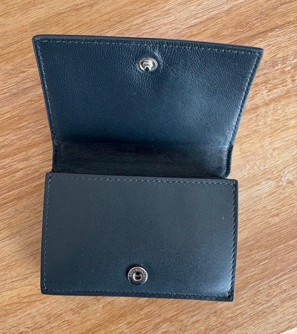 バレンシアガ 三つ折り財布 コンパクト グレー