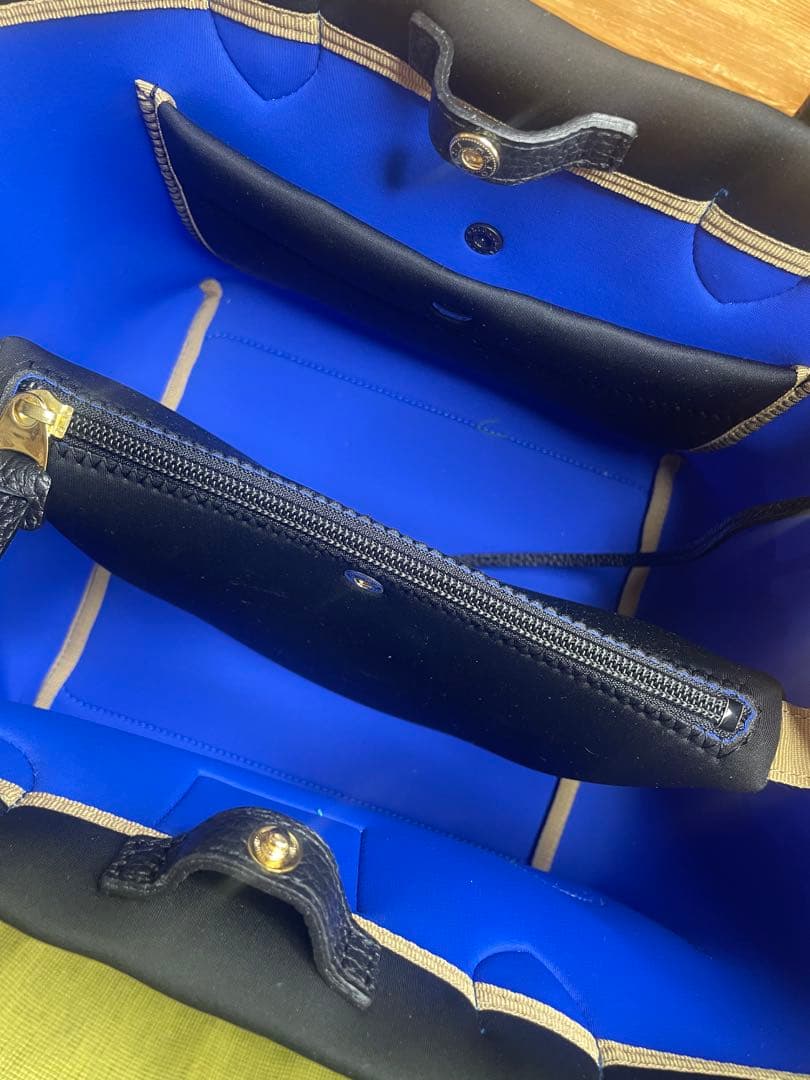 Peaceful刺繍トートバッグ ブラック　ADMJ