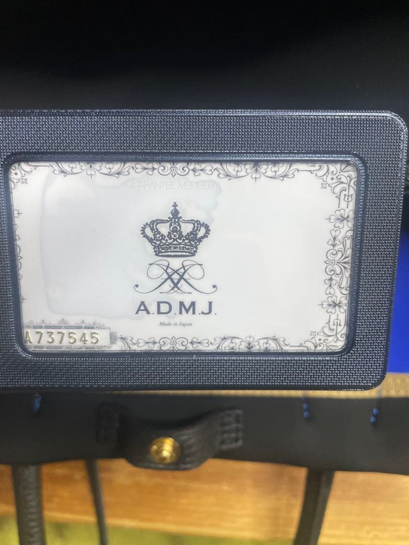 Peaceful刺繍トートバッグ ブラック　ADMJ