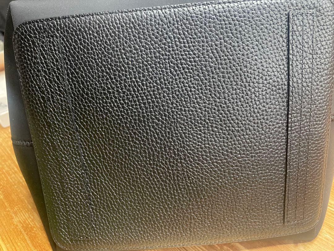 Peaceful刺繍トートバッグ ブラック　ADMJ