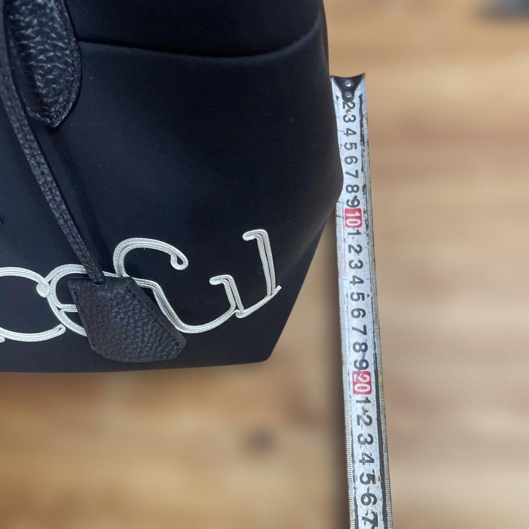 Peaceful刺繍トートバッグ ブラック　ADMJ