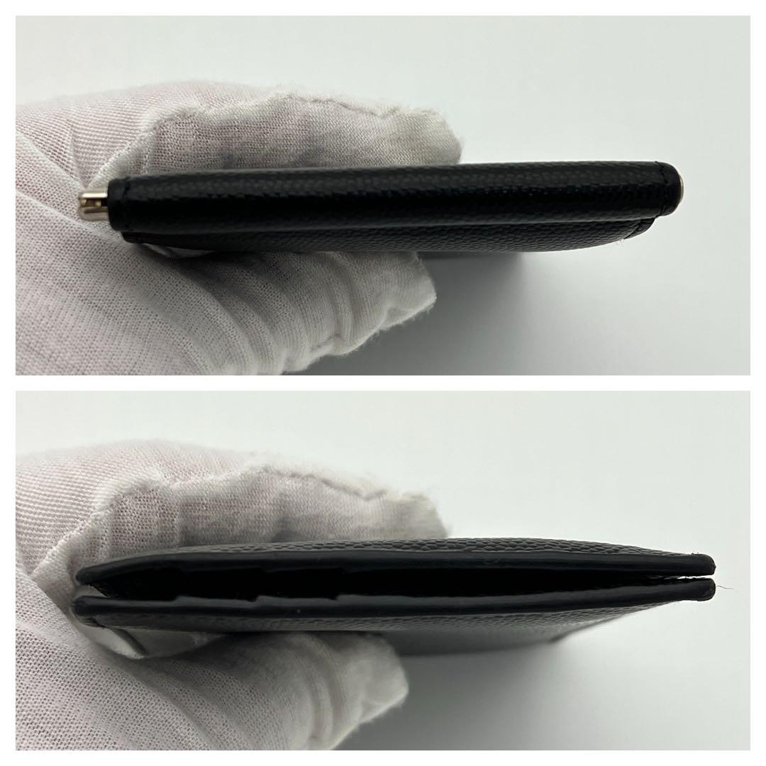 【極美品】Saint Laurent サンローランパリ マネークリップ 黒