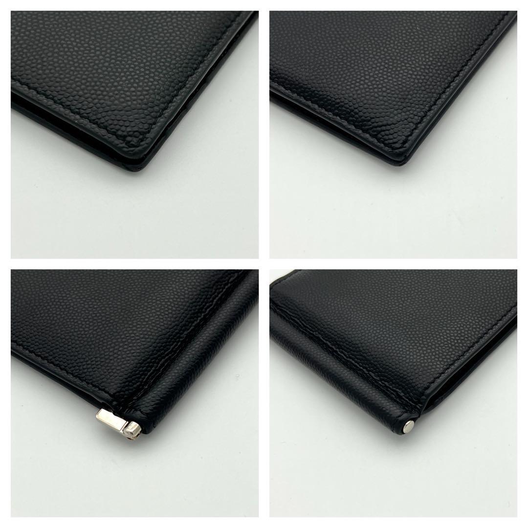 【極美品】Saint Laurent サンローランパリ マネークリップ 黒