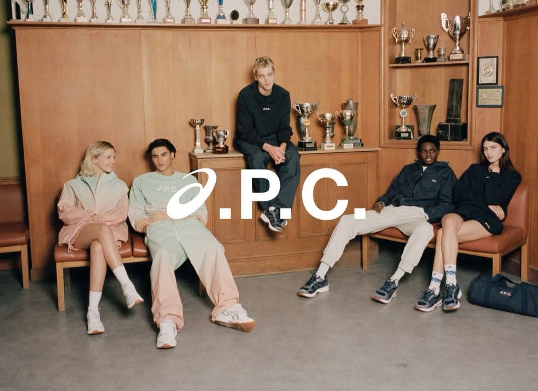 A.P.C. asics オンコート　NAVY L