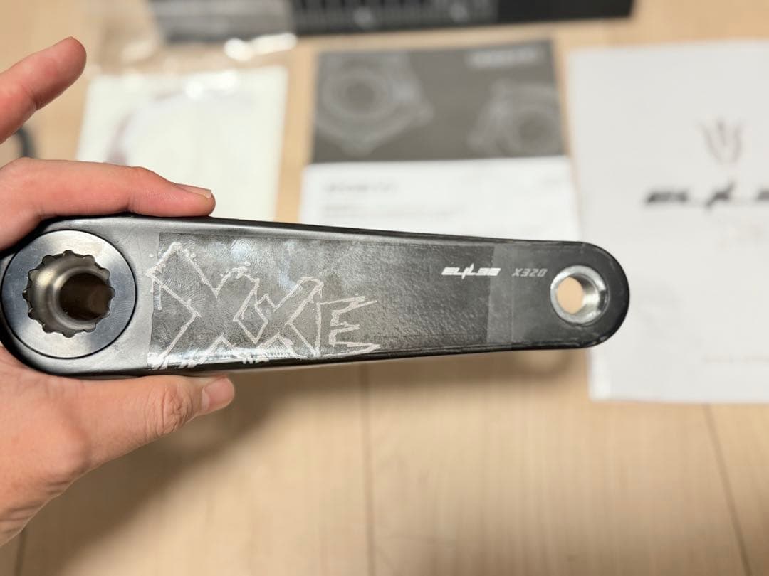 エライリー　ELILEE X320 165mm パワーメータークランク