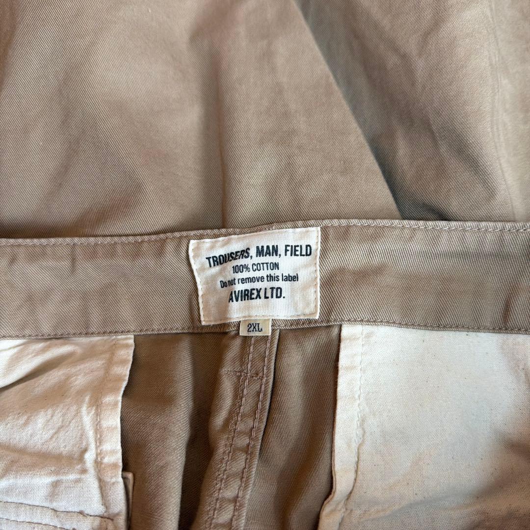 AVIREX ベーシック ミリタリー ファティーグ カーゴパンツ
