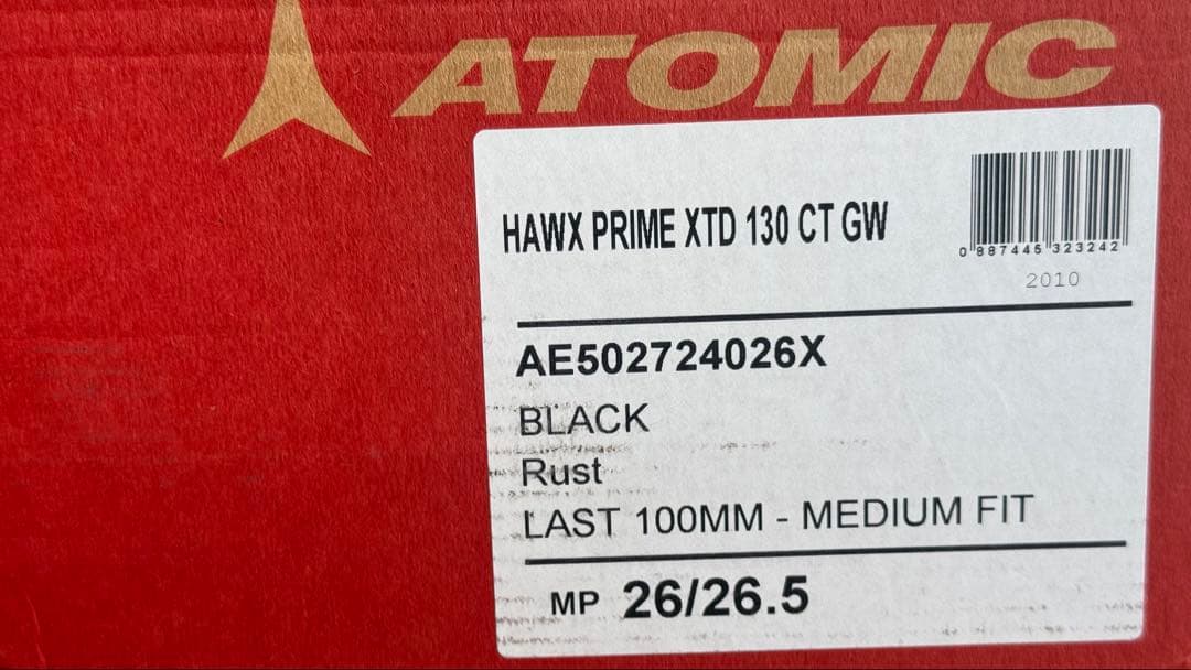スキー ATOMIC HAWX PRIME XTD 130 CT GW