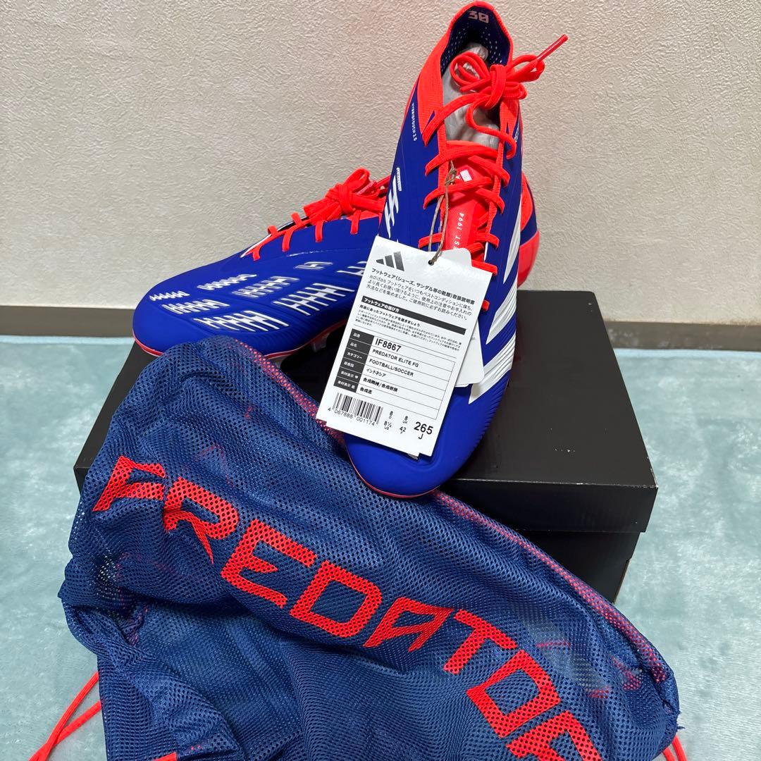 【新品未使用】 アディダス　サッカースパイク　プレデター　FG
