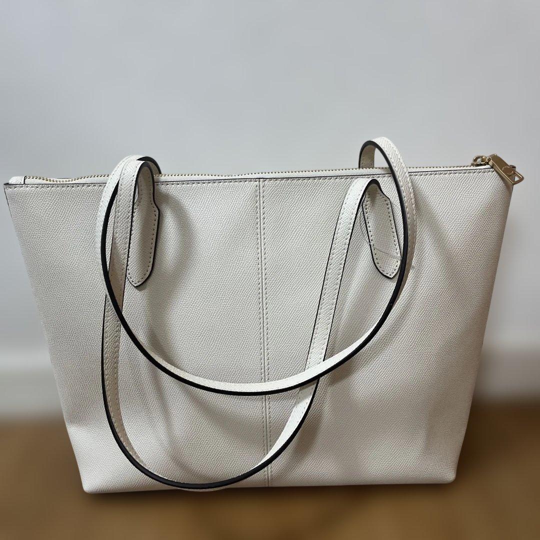 COACH ホワイトトートバッグ