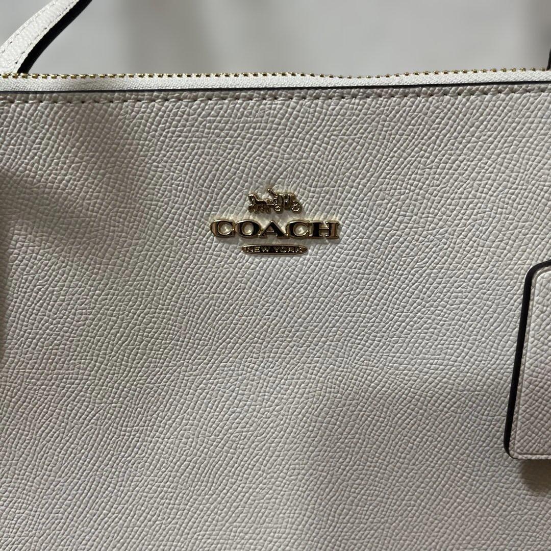 COACH ホワイトトートバッグ