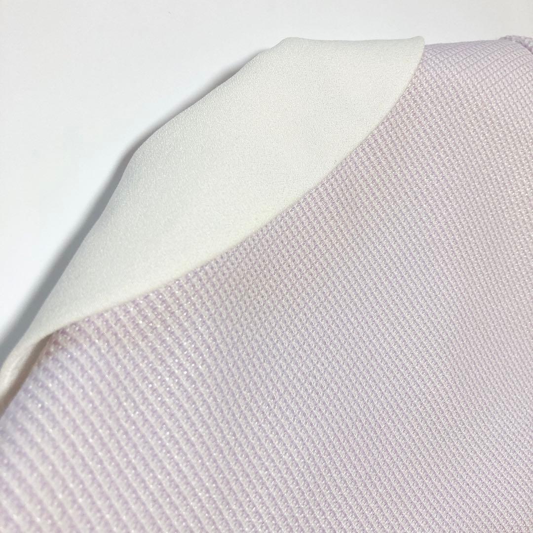 ラベンダー×花柄 セレモニー 入学 卒園 発表会 フォーマル