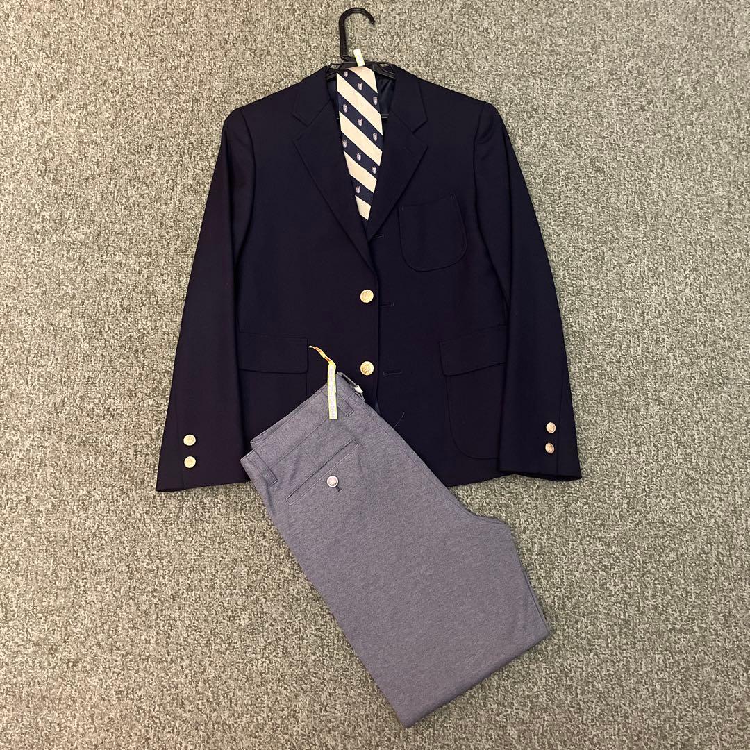 卒業式　Jプレス　ジャケパン ネクタイ　美品3点セット