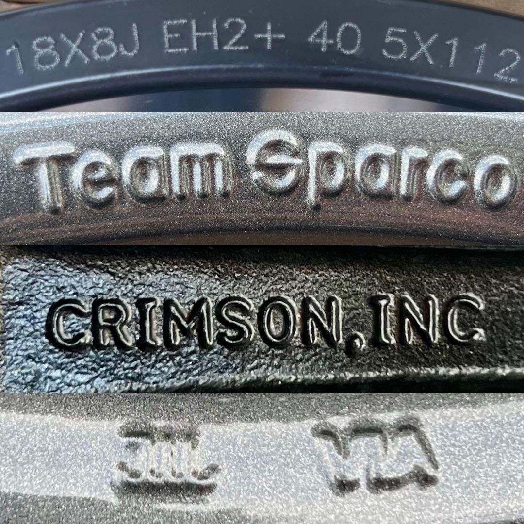 ◆JCK◆ベンツ GLC X253使用 スパルコ ホイール18インチ4本