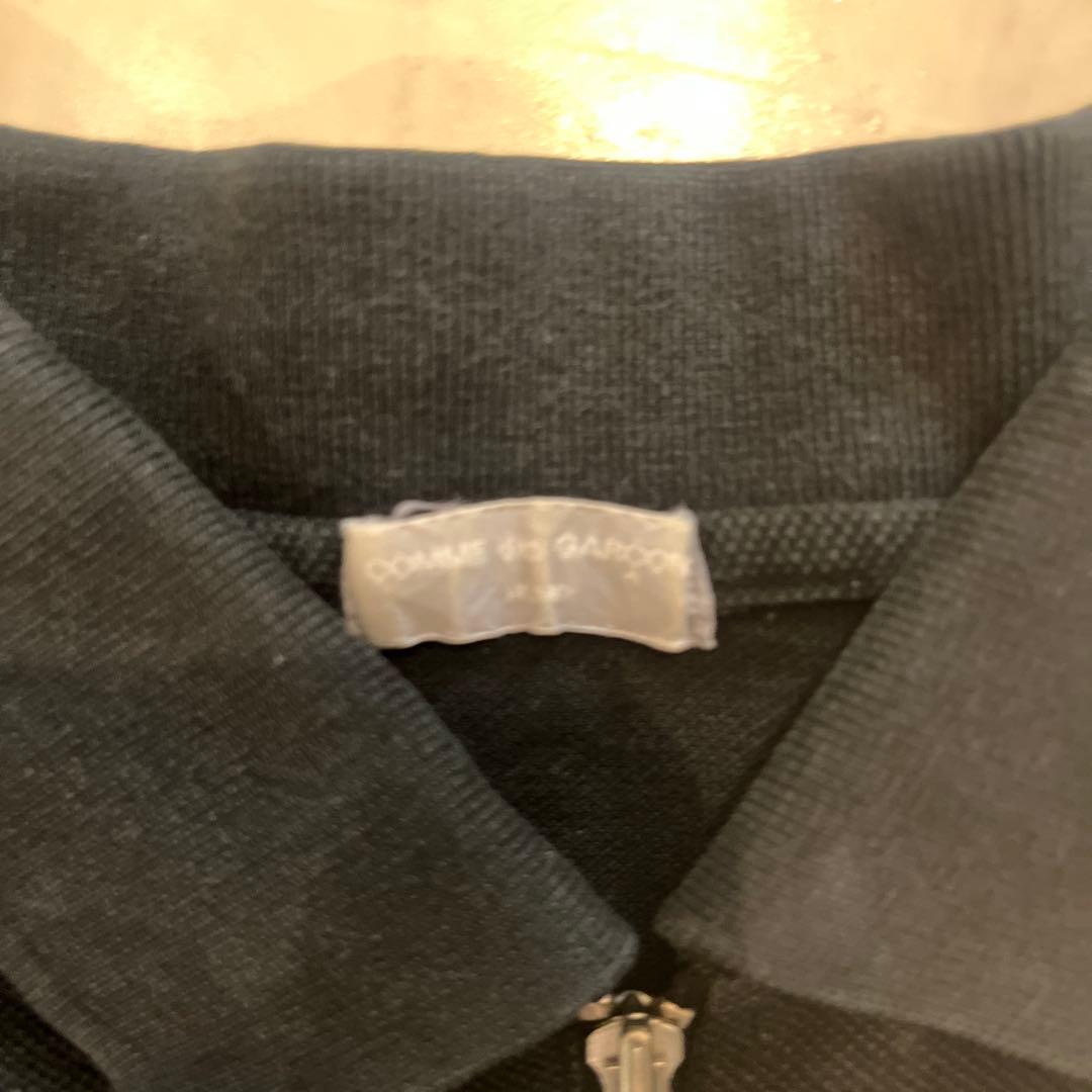 COMME des GARÇONS HOMMEブラックポロシャツ