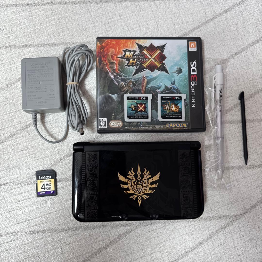 任天堂3DS LL モンスターハンター4スペシャルパック ゴアマガラ ブラック