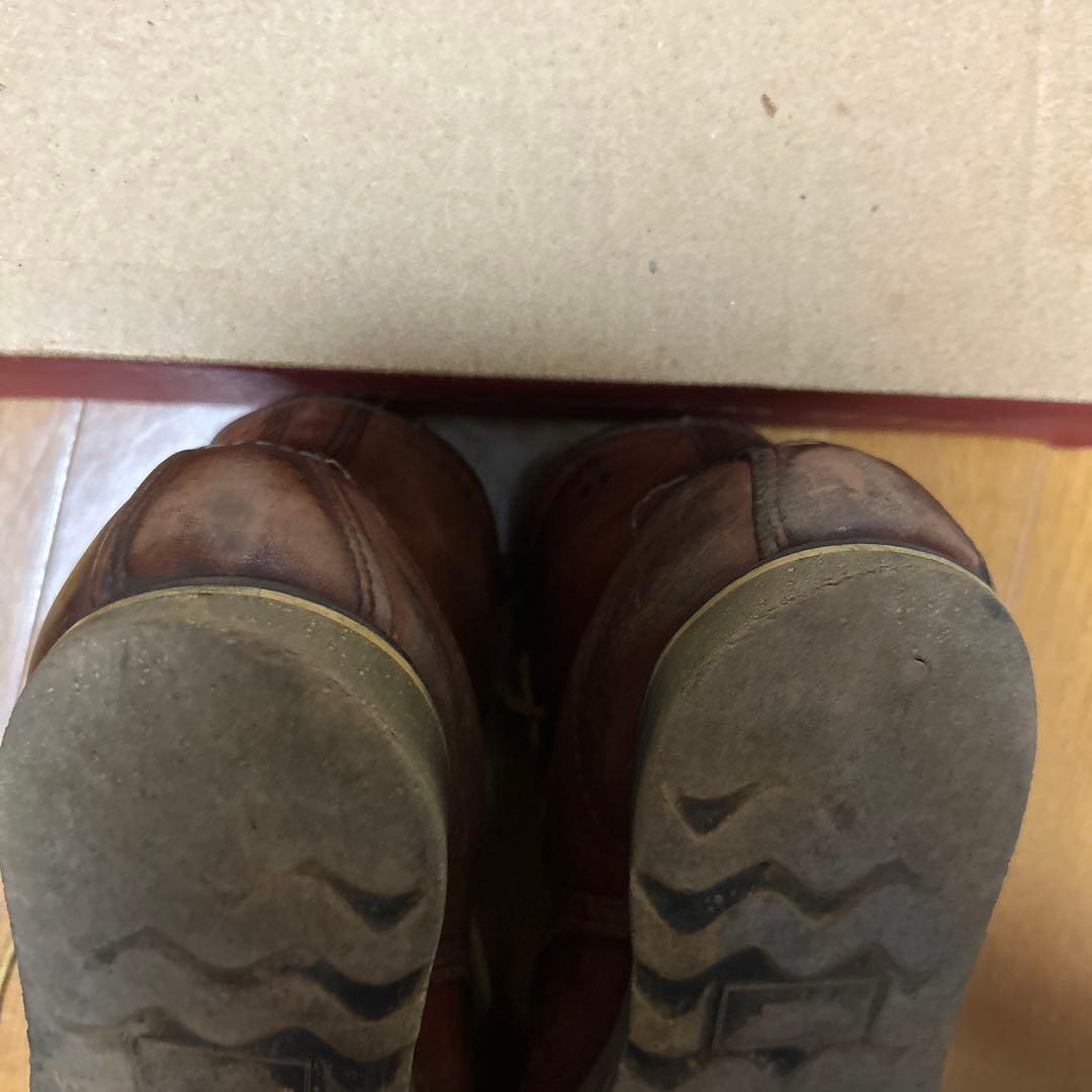 そ*け様 RED WINGブラウンレザー アイリッシュセッター　アメカジ　犬タグ