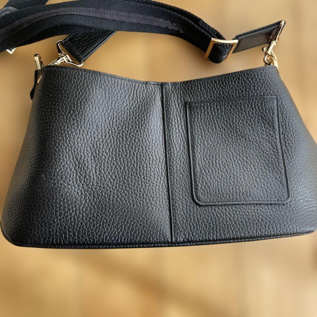 ATAO ブラックレザー ショルダーバッグ　chivy