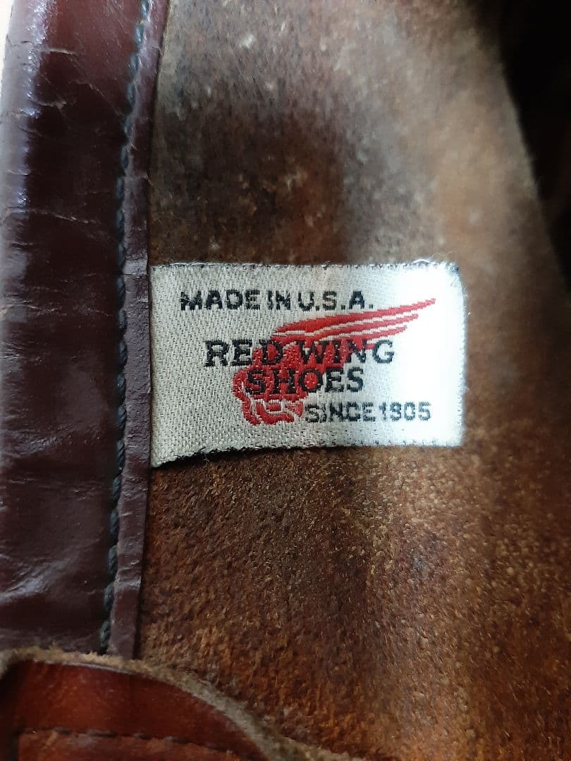年代物！レッドウィング　サイズ１０.5Ｅ　２８.5センチ　ブラウン