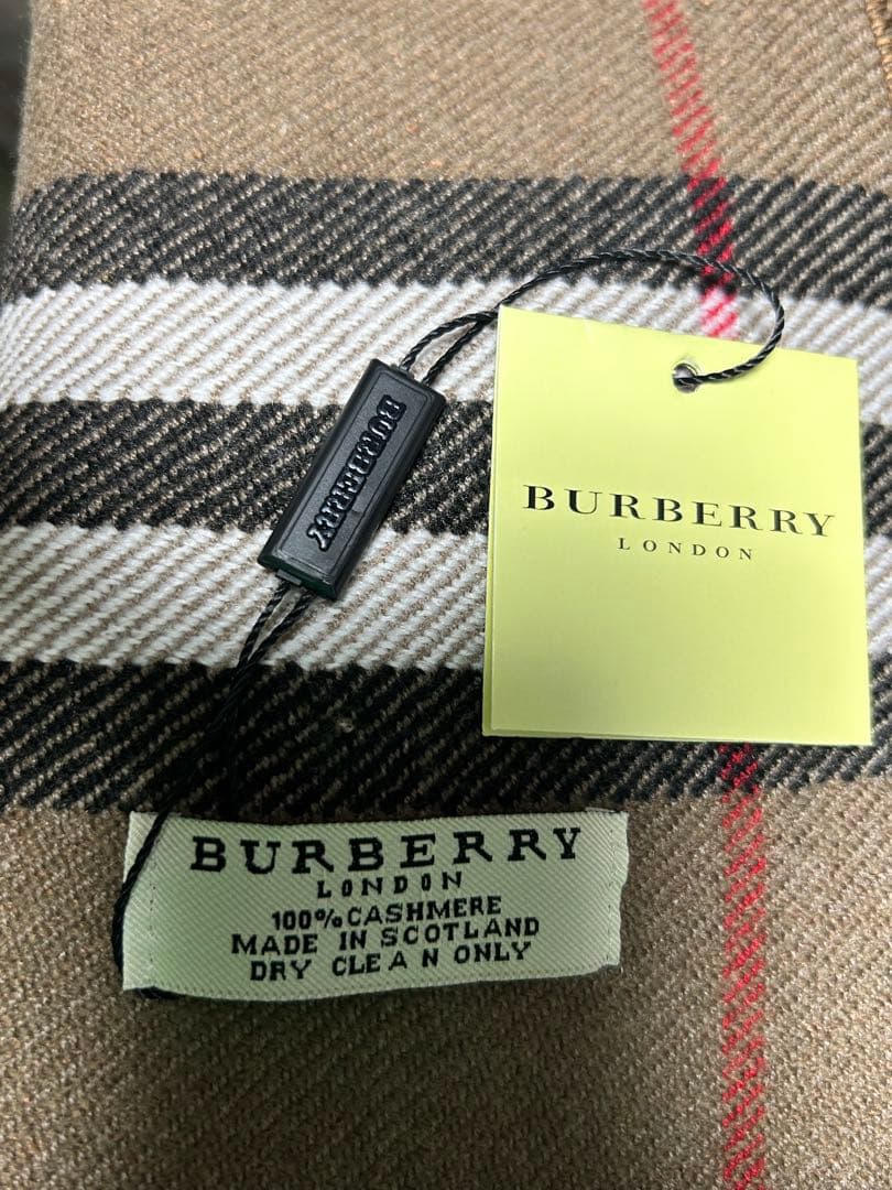 バーバリー マフラー モカブラウン