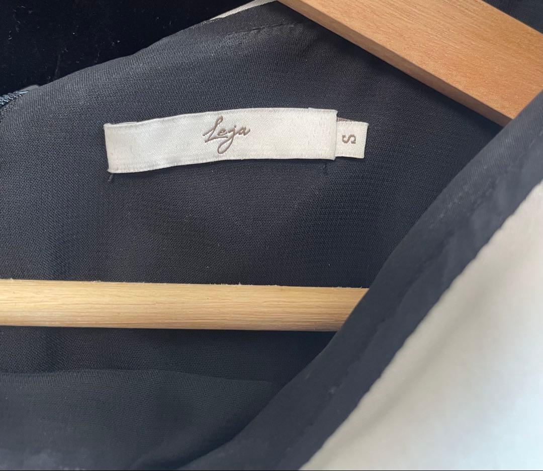 【Aya。】LEJA アシンメトリービッグカラーベロアマーメイドドレス