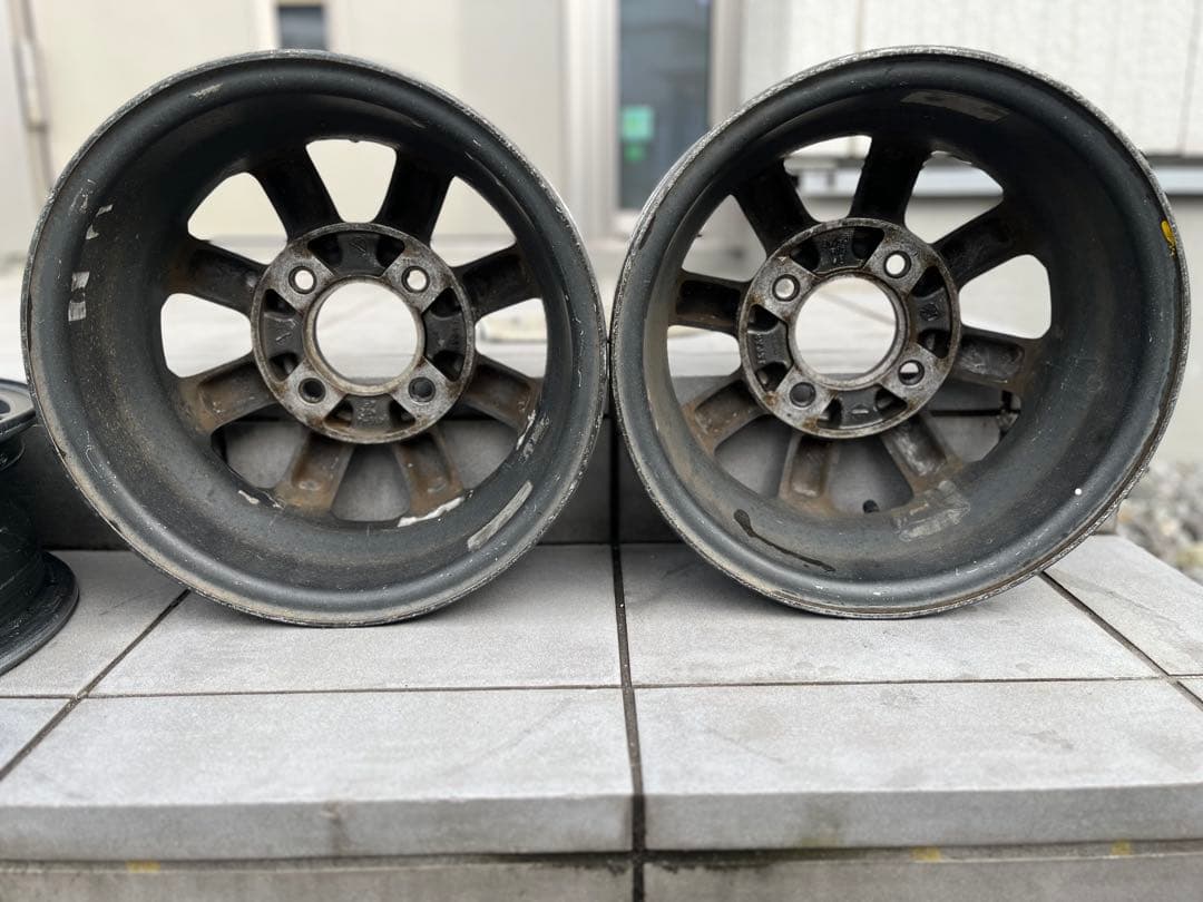 ブラックレーシング　　12インチ　　ホイール 4本セット