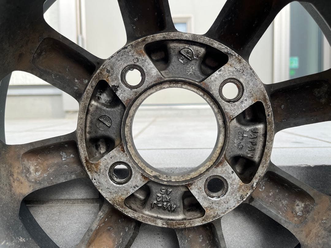 ブラックレーシング　　12インチ　　ホイール 4本セット