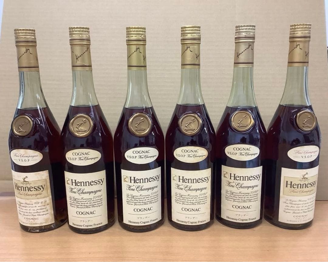 未開栓6本セット ヘネシー V.S.O.P ファインシャンパーニュ コニャック