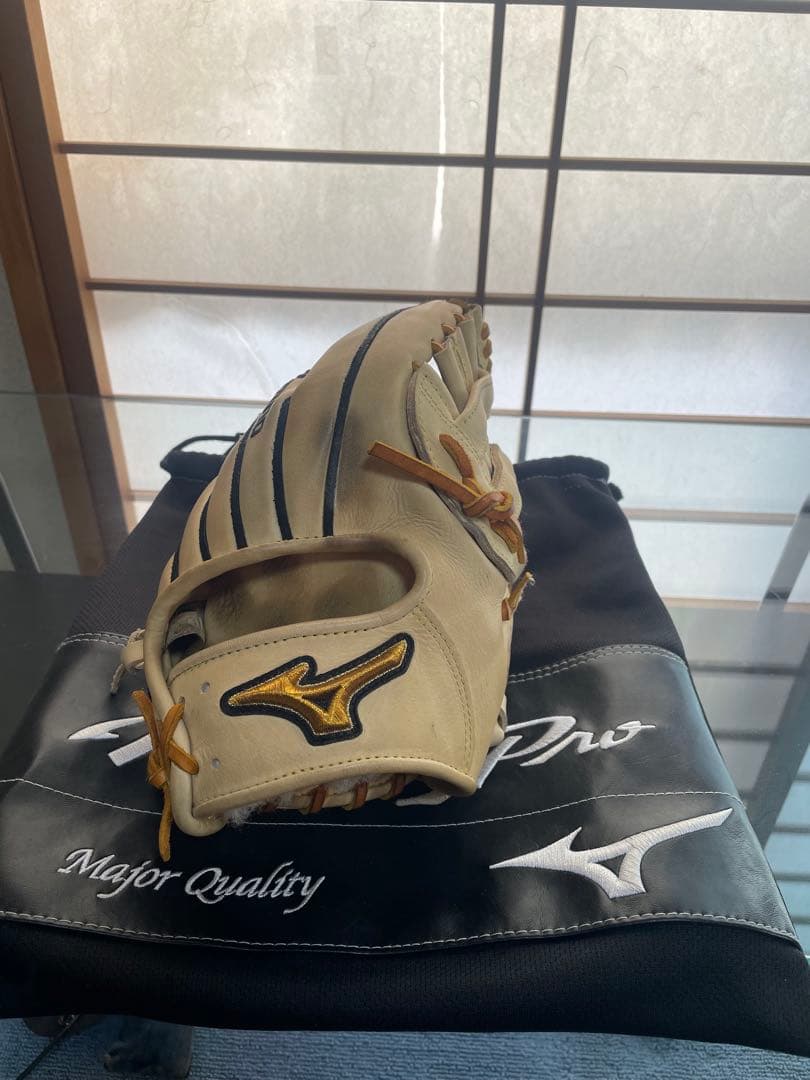 フェルナンドタティスJr Mizuno Pro 軟式野球用グローブ ベージュ