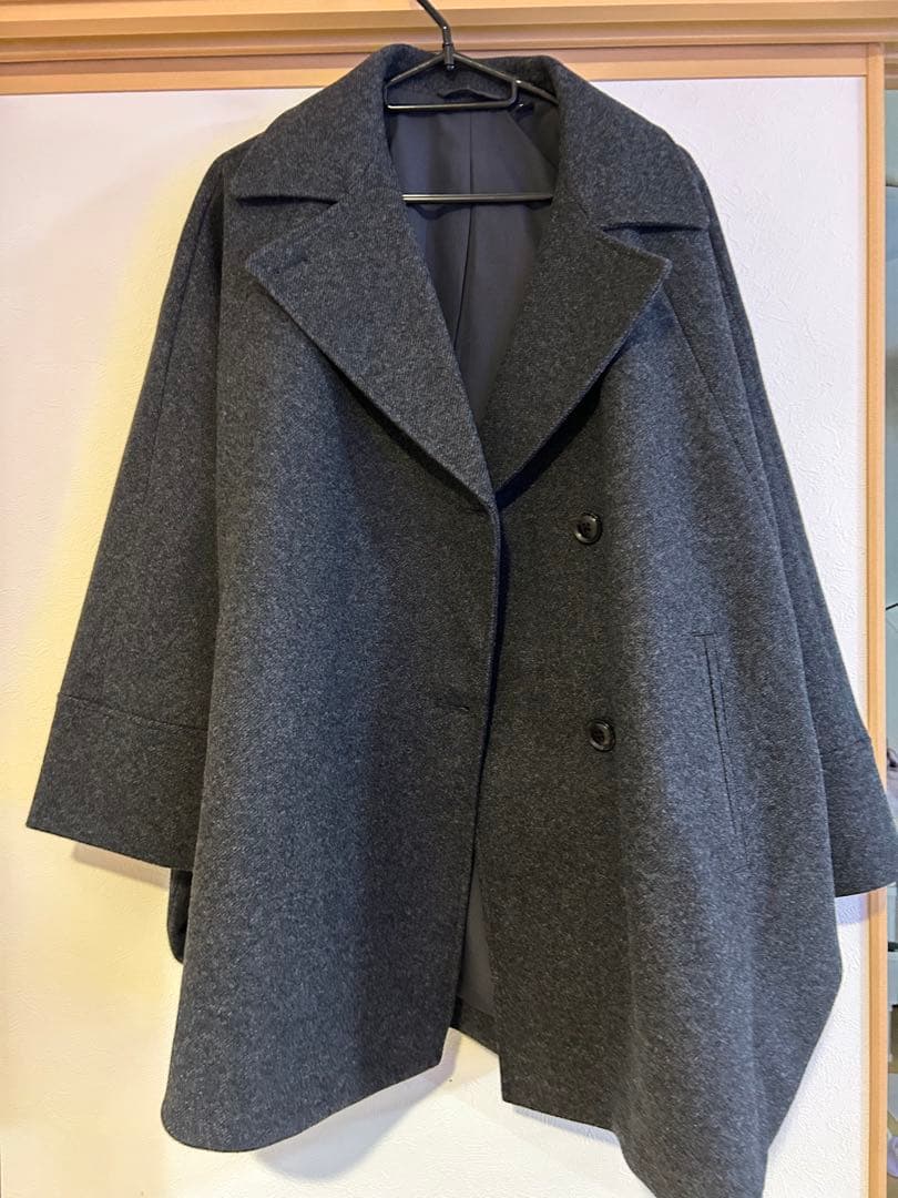 ジーユー　コージーメルトンケープコートZ+E Sサイズ⭐︎未使用です⭐︎
