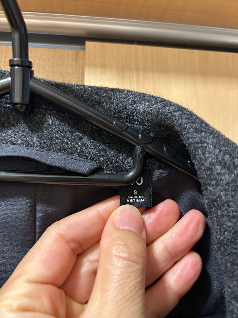 ジーユー　コージーメルトンケープコートZ+E Sサイズ⭐︎未使用です⭐︎