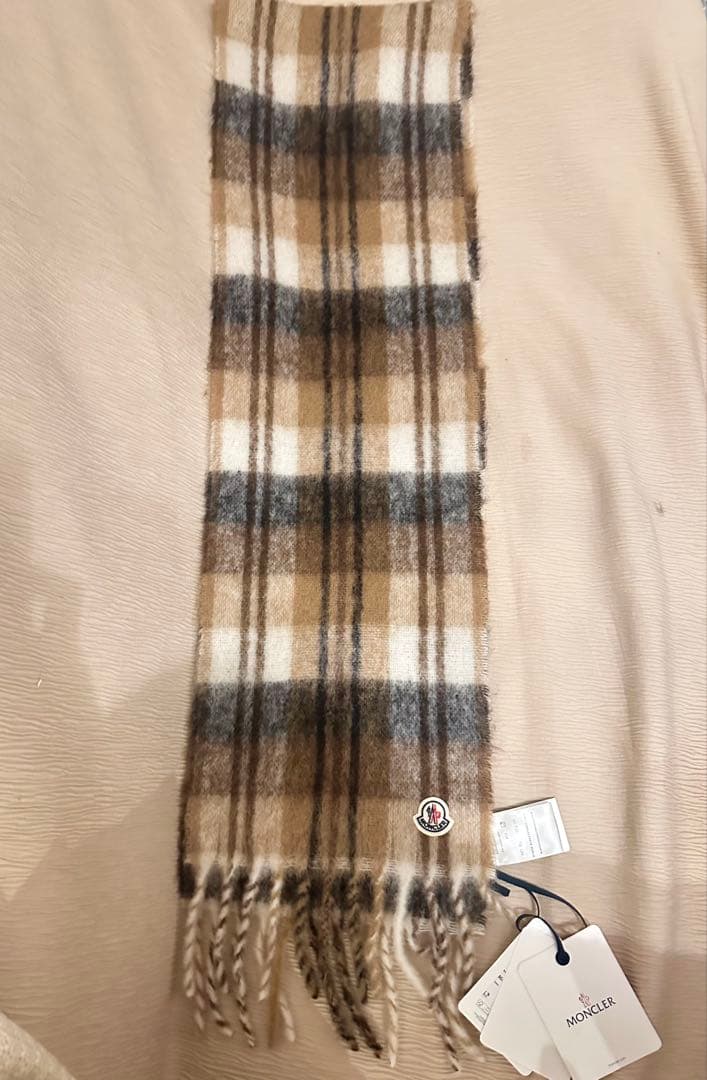 【タグ付き新品未使用】MONCLER マフラー