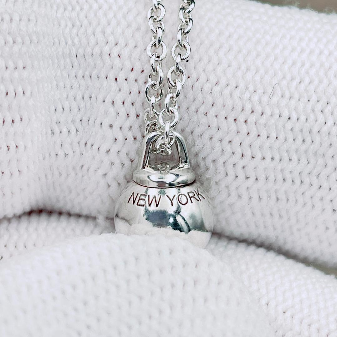 ◇ティファニー◇新品仕上済 ハードウェア ボール ネックレス Ag925 3.7