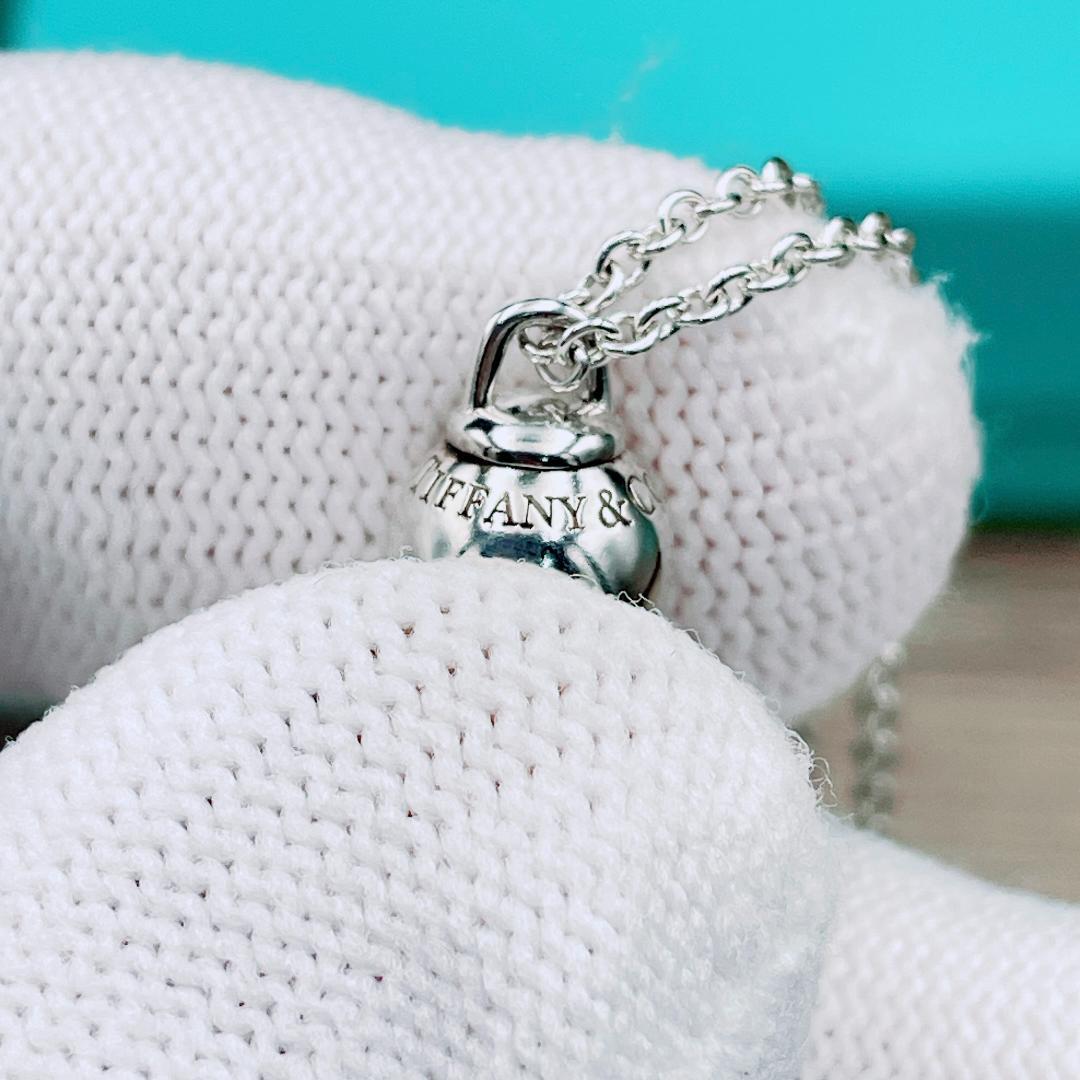 ◇ティファニー◇新品仕上済 ハードウェア ボール ネックレス Ag925 3.7
