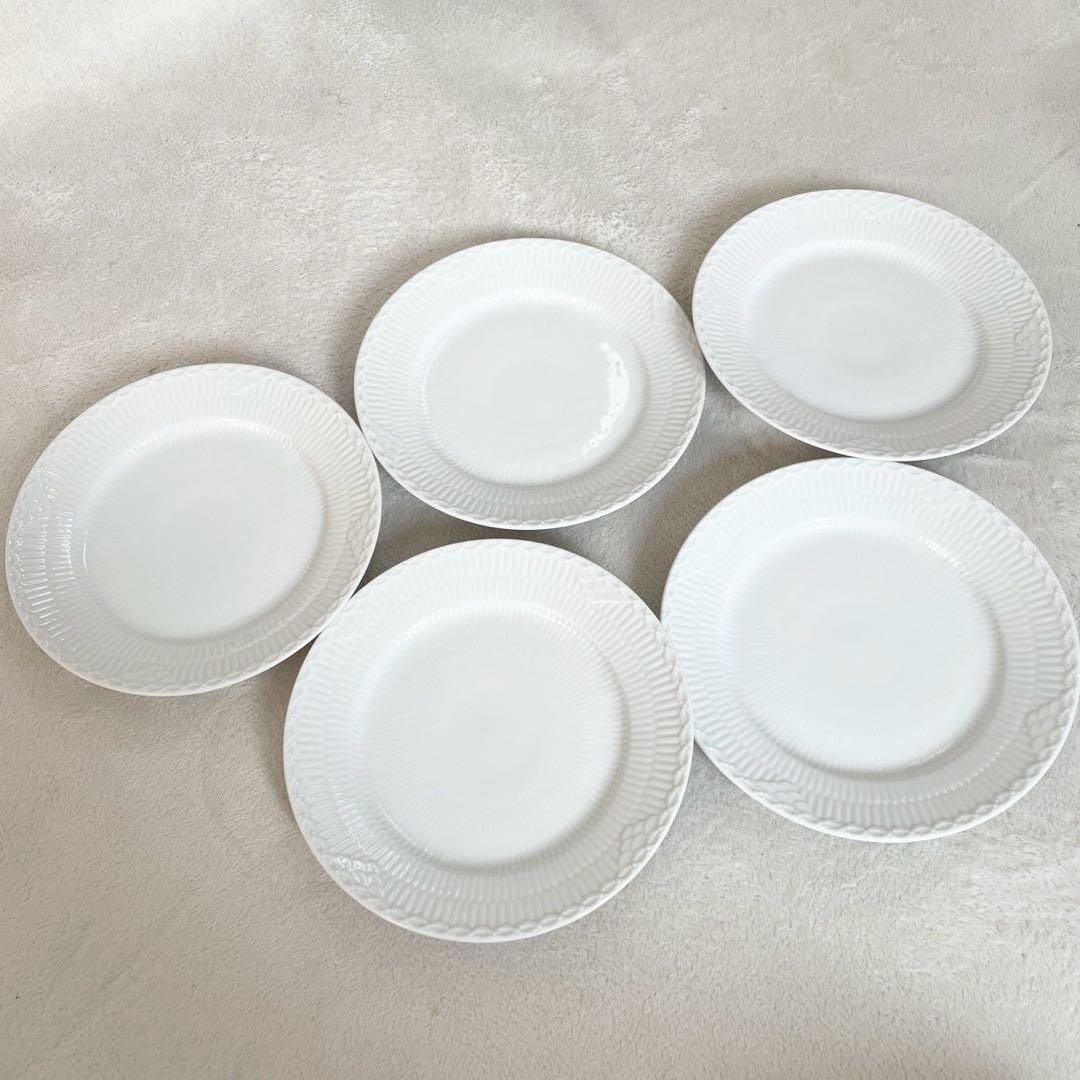 新品未使用✨ 1925 ホワイト皿　白プレート5枚