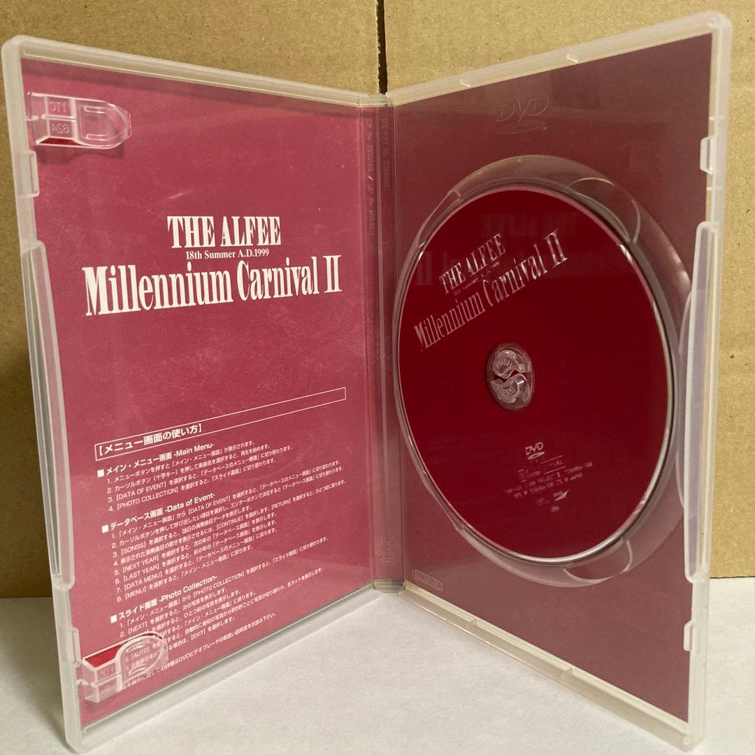 THE ALFEE Millennium Carnival Ⅰ,Ⅱ セット