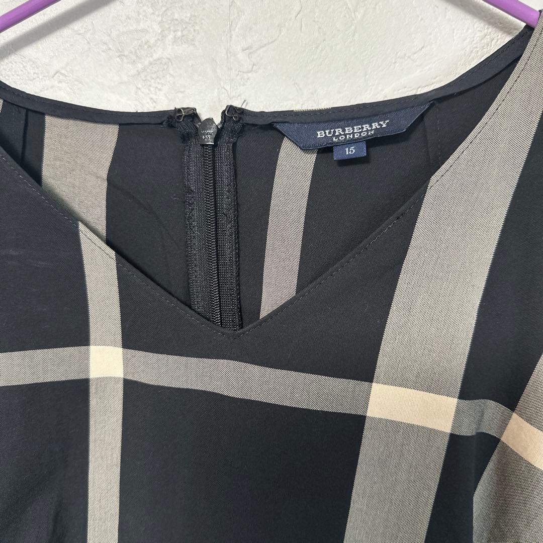 BURBERRY チェック柄 半袖ワンピース 15