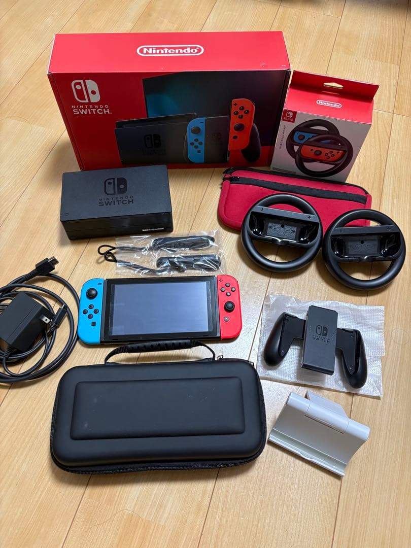 Nintendo Switch 赤/青 Joy-Con 本体　オマケ付き