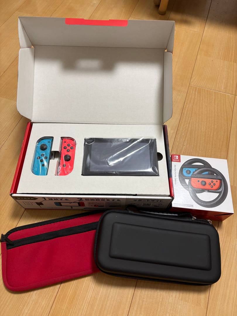 Nintendo Switch 赤/青 Joy-Con 本体　オマケ付き