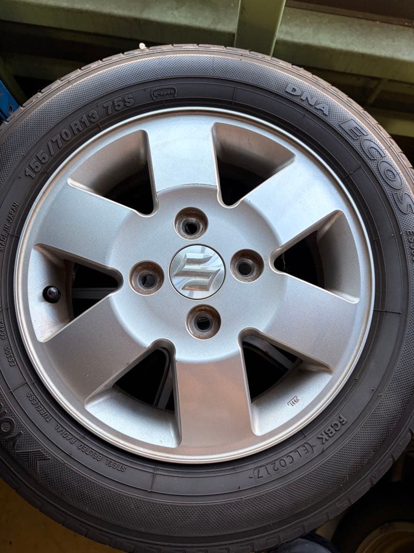 スズキ　ホイールのみ　13インチ　タイヤなし